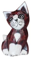 Kot z drewna - 10 cm / 6 kolorów  62337