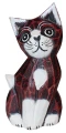 Kot z drewna - 12 cm / 4 kolory     76841