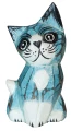 Zestaw trzech kotów z drewna - wys. 8 cm, 10 cm, 12 cm / 4 kolory  71428