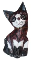 Kot z drewna  - 10 cm / 5 kolorów 54932