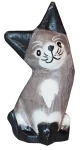 Kot z drewna  - 10,5 cm / 4 kolory   