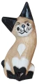 Kot z drewna  - 13 cm / 4 kolory 51854