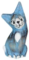 Kot z drewna  - 13 cm / 4 kolory  77354