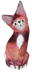Kot z drewna  - 15 cm / 4 kolory  