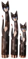 Kot z drewna  - 80 cm / 2 wzory  28317