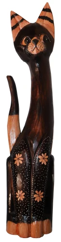 Kot z drewna  - 60 cm / 3 wzory 63255