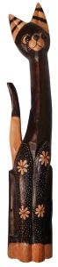 Kot z drewna  - 80 cm / 3 wzory  