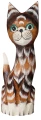 Kot z drewna  - 30 cm / 3 kolory 41189