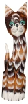 Kot z drewna  - 40 cm / 3 kolory 