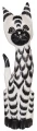 Kot z drewna  - 40 cm / 3 kolory  95499