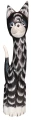 Kot z drewna  - 50 cm / 3 kolory   42647