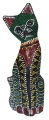 Kot z drewna - 20 cm / miks kolorów  13567