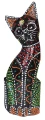 Kot z drewna - 20 cm / miks kolorów  77073
