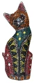 Kot z drewna - 20 cm / miks kolorów  47178