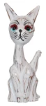 Kot z drewna - 20 cm / 3 kolory
