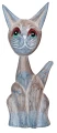 Kot z drewna - 20 cm / 3 kolory 85809