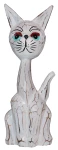 Kot z drewna - 25 cm / 3 kolory 