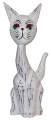 Kot z drewna - 30 cm / 3 kolory   52313