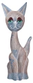 Kot z drewna - 30 cm / 3 kolory   72590