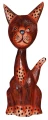 Zestaw trzech kotów z drewna - wys. 20 cm, 25 cm, 30 cm / 3 kolory 71853