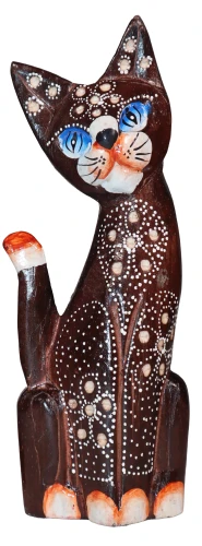 Kot z drewna - 20 cm / 2 wzory 67529
