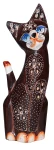 Kot z drewna - 25 cm / 2 wzory 