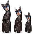 Kot z drewna - 25 cm / 2 wzory  71792
