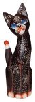 Kot z drewna - 30 cm / 2 wzory  