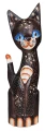 Kot z drewna  - 30 cm / 2 wzory 22467