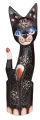 Kot z drewna  - 40 cm / 2 wzory  86306