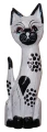 Kot z drewna  - 30 cm / 4 kolory 58871