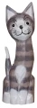 Kot z drewna  - 30 cm / 4 kolory 40954