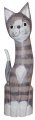 Kot z drewna  - 40 cm / 4 kolory 44088