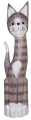 Kot z drewna  - 50 cm / 4 kolory 22918