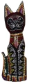 Kot z drewna - 30 cm / miks kolorów  76992